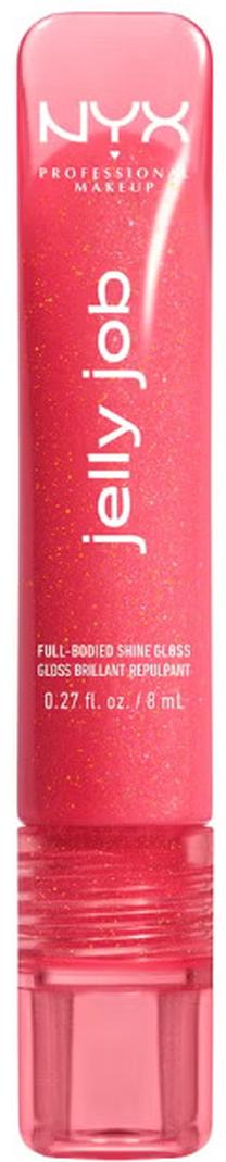 Lūpų blizgis NYX Professional Makeup Jelly Job Full-Bodied High Shine, 7.5 ml, jelly kiss'd