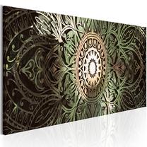 Reprodukcija Artgeist Emerald Mandala N6557-DK150PWD, 150 cm x 50 cm