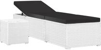 Lauko baldų komplektas VLX Sun Lounger With Table 46229