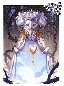 Dėlionė Rebel Queen of Owls 00423, 68 cm x 48 cm, 1000 vnt., įvairių spalvų