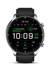 Viedais pulkstenis Amazfit GTR 2, melns krās.