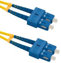 Laidas Qoltec SC-SC Optic Patch Cable SC/UPC, SC/UPC, 3 m, geltona sp.