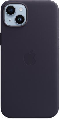 Telefono dėklas Apple Leather Case with MagSafe, tamsiai pilka sp., Apple