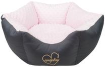 Gyvūno guolis Amiplay Babydoll, rožinė sp./pilka sp., L
