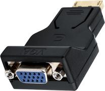 Adapteris i-Tec DisplayPort - VGA DisplayPort male, VGA female, melna krās.