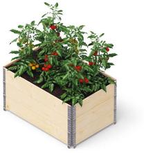 Peenrakast Upyard GardenBox Set of 3 Classic Wood, 120 cm x 80 cm x 59.5 cm