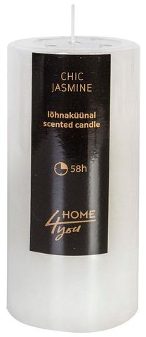 Žvakė, aromatinė Home4you, 58 h, balta sp.