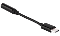 Savienojums Fusion Accessories CM20 9424380 3.5 mm, USB-C, melna krās.