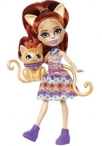 Кукла Enchantimals Enchantimals Tarla & Cuddler 60455, 15 см, многоцветный
