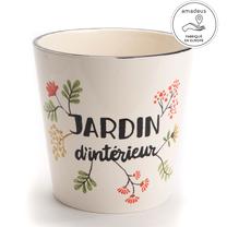 Gėlių vazonas Amadeus Jardin D'interieur 157987, keramika, 20 cm x 20 cm, Ø 20 cm, įvairių spalvų