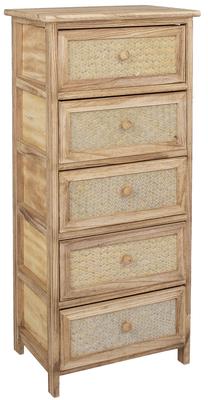 Komoda Home4you, šviesiai ruda sp., 90 cm x 29 cm x 40 cm