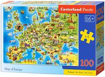 Dėlionė Castorland Map of Europe B-111060, 40 cm x 29 cm, 100 vnt.