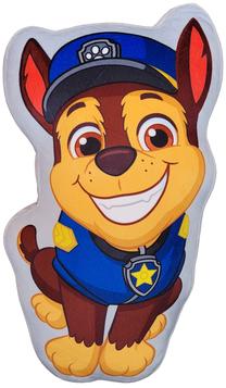 Декоративная подушка Paw Patrol Chase, синий цв./коричневый цв./светло-коричневый цв., 40 см
