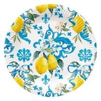 Vienkartinės lėkštės Paw Decor Collection Sicilian Floral Whimsy, Ø 23 cm, 23 cm, 8 vnt.