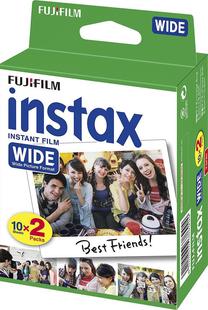 Prekė su pažeista pakuote. Momentinės fotoplokštelės Fujifilm Instax Wide Glossy, kadrų sk. 10 x 2 vnt., (spalva/dizainas parenkami atsitiktine tvarka)