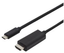 Кабель Digitus AK-300330-050-S USB Type-C, HDMI, 5 м, черный цв.
