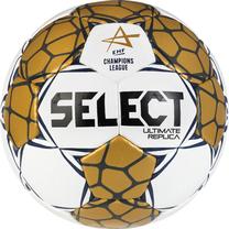 Мяч для гандбола Select Replica EHF Champions League, 0 размер, золотой цв./белый цв.