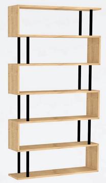 Pastatoma lentyna Kalune Design Hector 495SSE1234, medžio sp., 162.6 cm x 90 cm x 22 cm