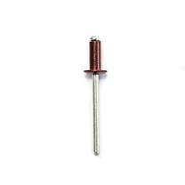 Alumīnija kniedes ar pusapaļu galvu Haushalt RAL3005, 4 mm x 10 mm, 50 gab.