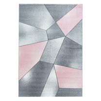 Kilimas vidaus Ayyildiz Beta Geometric 1110, pilka sp./rožinė sp., 230 cm x 160 cm