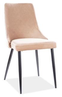 Kėdė Piano B Velvet, smėlio ruda (pažeista pakuotė)