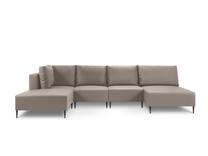 Lauko sofa Calme Jardin Fiji CAL_UL_102_F1_FIJI3, smėlio sp., kairinė, 184 cm x 337 cm x 93 cm