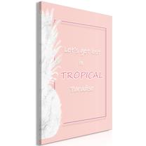 Reprodukcija Artgeist Let's Get Lost in Tropical Paradise MDF02, 20 cm x 30 cm