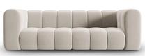 Sofa Micadoni Home Lupine Velvet, smėlio sp., 228 x 87 cm x 70 cm