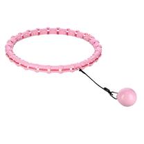 Masāžas loks HMS HHW11 Plus Size Hula Hop, 42 cm, 0.3 kg, rozā krās.
