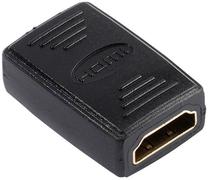 Adapteris Vivanco HDMI to HDMI 47076 HDMI female, HDMI female, melna krās.