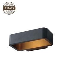 Õue seinavalgusti Domoletti Eagle ELED-634B, 6W, LED, IP54, must v., 6 cm x 23 cm