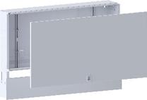 Шкаф Ferro, 43 см x 11 см x 57.5 см, подштукатурная