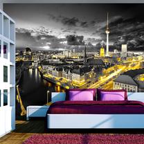Fototapete Artgeist Berlin At Night NEW010324SAM, 256 cm x 256 cm
