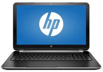 Portatīvais dators HP 15 Pavilion 15-F271, Intel® Pentium® Processor N3540 (2 MB Cache, 2.16 GHz), 4 GB, 500 GB, 15.6 ", Intel HD, sudraba krās./melna krās., EN, Windows