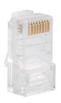 Соединение Lanberg 8P8C, 20 шт., прозрачный цв.