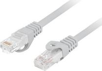 Tinklo kabelis Lanberg PATCHCORD KAT.6 UTP RJ-45 Male (vyriška), RJ-45 Male (vyriška), 0.5 m, pilka sp.