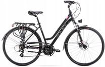 Dviratis miesto Romet Gazela 2, 28 ", 19" rėmas, juoda sp./rožinė sp.