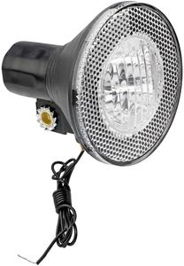Dviračių žibintas Azimut Standard LAMF230, plastikas/metalas, juoda sp.