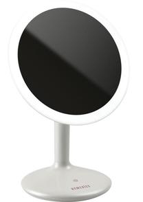 Kosmētiskais spogulis Homedics Touch & Glow Beauty Dimmable MIR-SR820, ar gaismu, stāvošs, 19.3 cm x 27.4 cm, balta krās.
