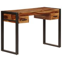 Rakstāmgalds ar atvilktnēm VLX Solid Sheesham Wood 247401, 110 cm x 50 cm, 77 cm, brūna krās.