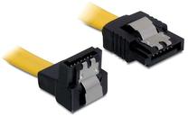 Vads Delock SATA/SATA SATA 7-pin male, SATA 7-pin male, 0.3 m, dzeltena krās.