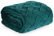 Pledas Design 91 Flano K167-10, žalia sp., 170 cm x 210 cm