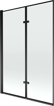 Vannas siena Mexen Castor II Black Frame, 120 cm x 150 cm, melna krās./rūdītais