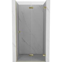 Dušo durys Mexen Lunar-F, 95 cm x 200 cm, skaidri sp./aukso sp./grūdintas