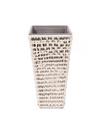 Puķu pods 7011139, dabiskās šķiedras/rotangpalma, Ø 36 cm, pelēka krās.