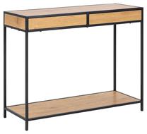 Konsoles galds Seaford 83428, ozola krās./melns krās., 100 cm x 35 cm x 79 cm