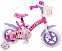 Vaikiškas dviratis, miesto Disney Minnie Cutest Ever!, balta sp./rožinė sp./violetinė sp., 10"