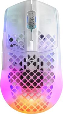 Belaidė žaidimų pelė Steelseries Aerox 3 Ghost, balta sp.