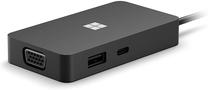 Dokstacija Microsoft Travel Hub USB-C (SWV-00003), melna krās.