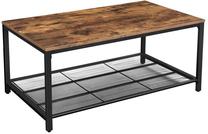 Kohvilaud Songmics Antique, pruun v./must v., 106 cm x 60 cm x 45 cm